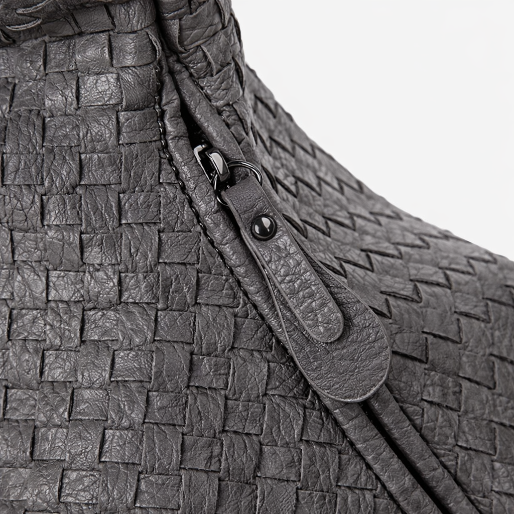 Shell Weave Maxi Bag Grey