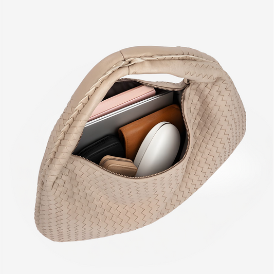 Shell Weave Maxi Bag