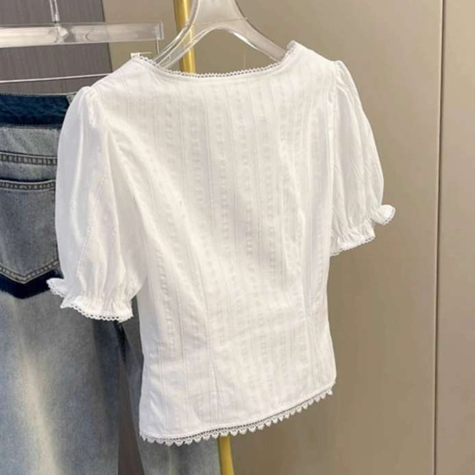 White Cotton Blouse