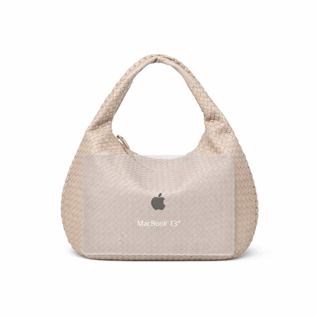 Shell Weave Maxi Bag Beige