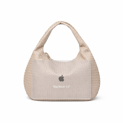 Shell Weave Maxi Bag Beige