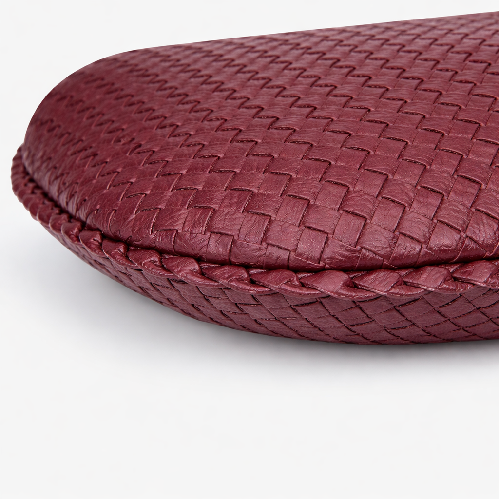 Shell Weave Maxi Bag Red