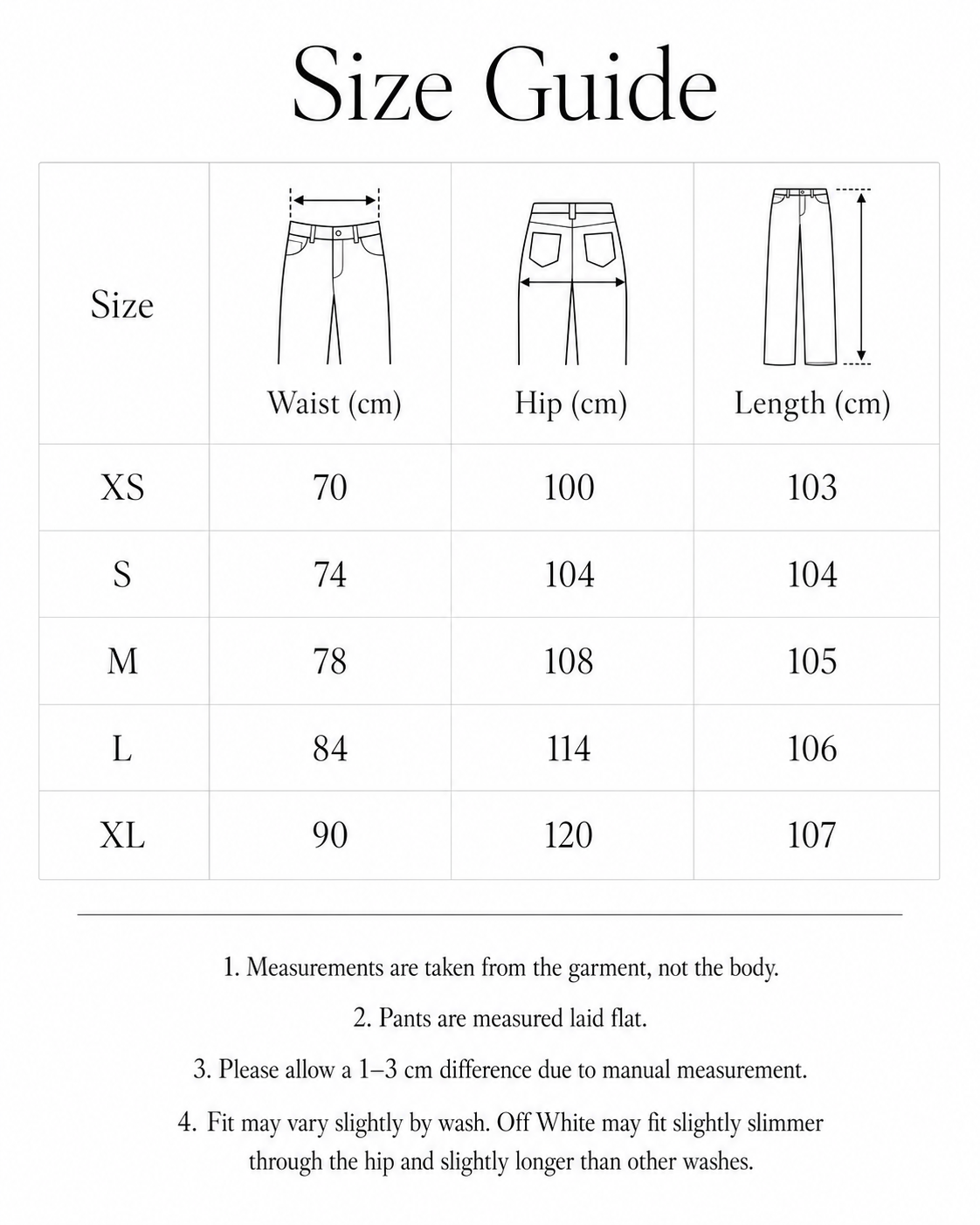 Size Guide