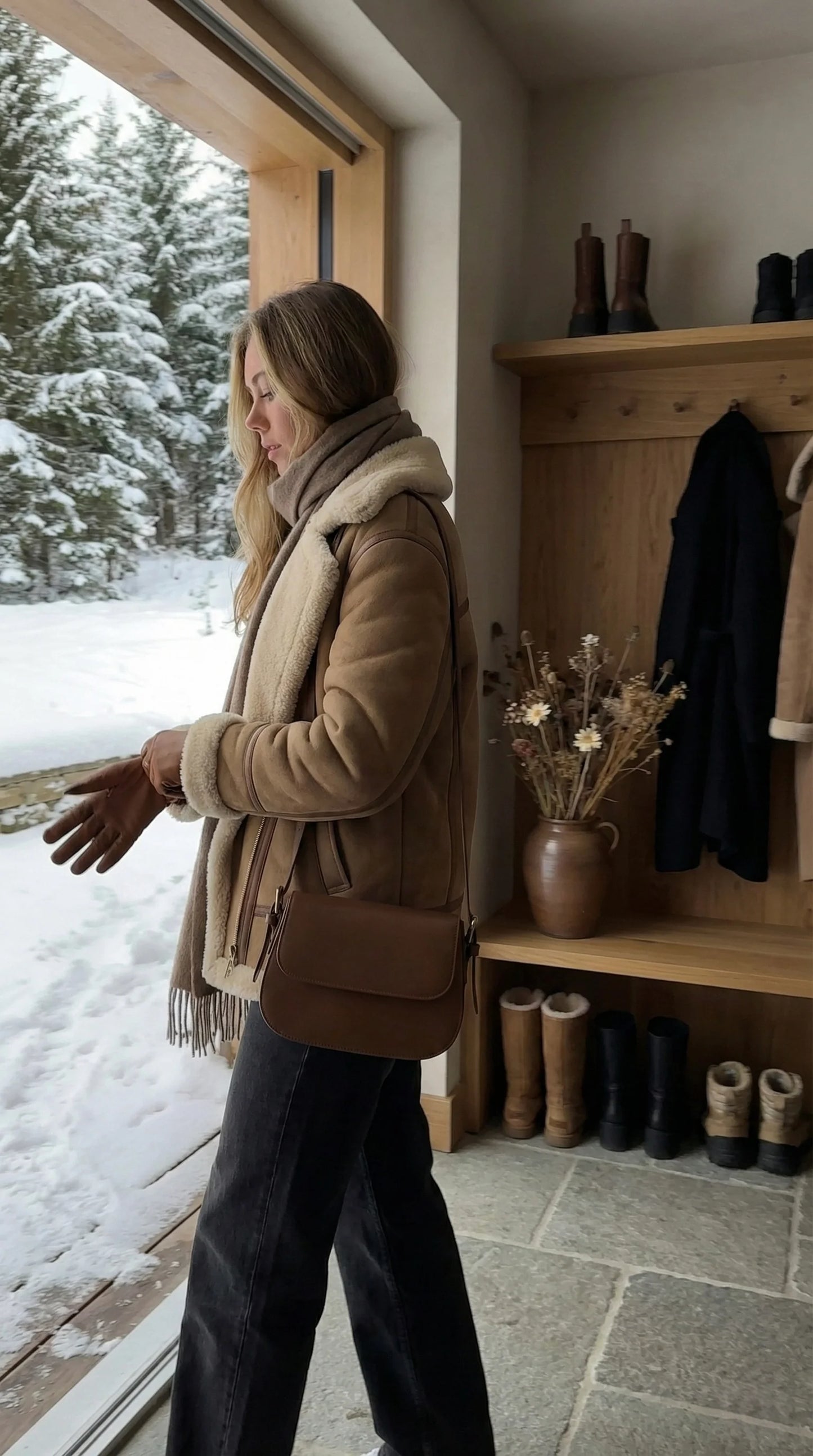 Sol Shoulder Bag Brown