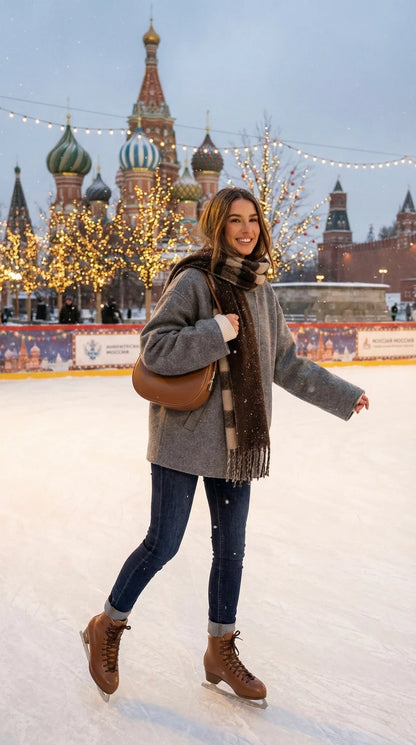 Arc Shoulder Bag Brown