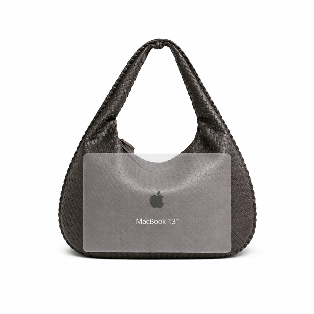 Shell Weave Maxi Bag Grey