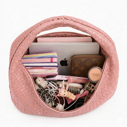 Shell Weave Maxi Bag Pink