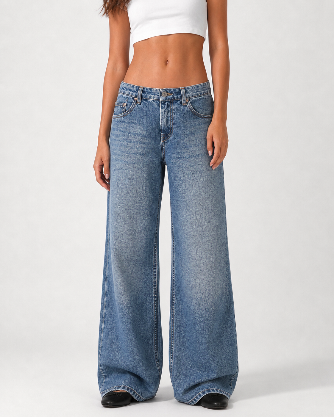 Low Waist Wide Leg – Vintage Wash