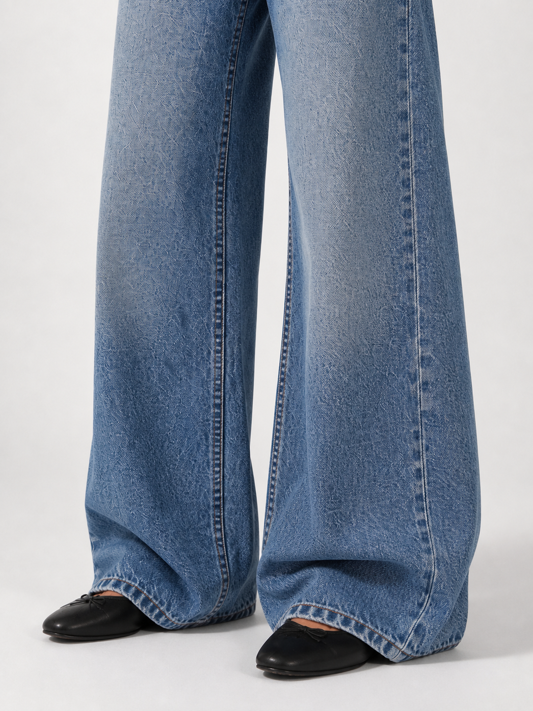 Low Waist Wide Leg – Vintage Wash