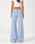 Low Waist Wide Leg – Baby Blue