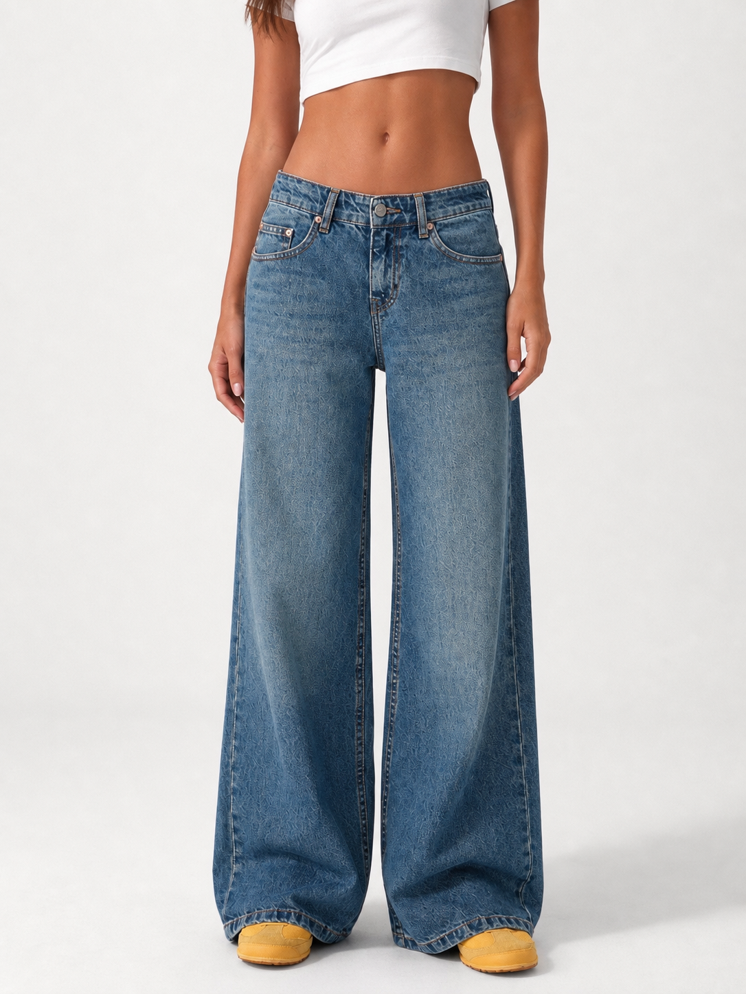 Low Waist Wide Leg – Light Blue Wash